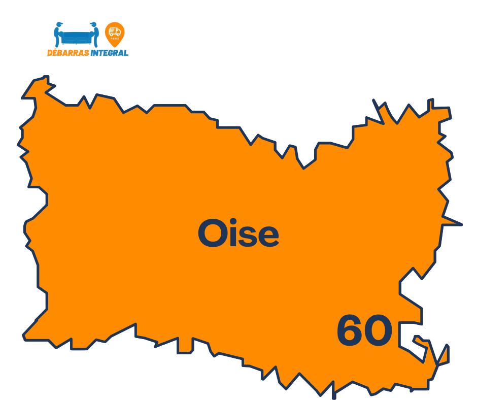 Image représentant le département de l'Oise, débarras 60