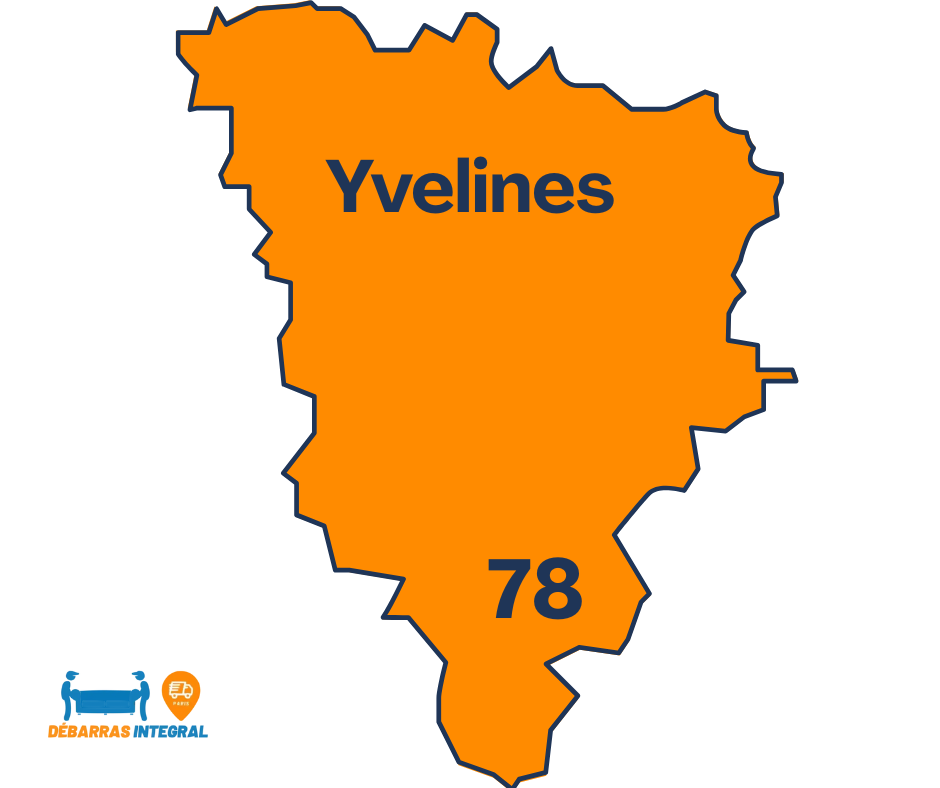Image représentant le département des Yvelines, débarras Yvelines 78