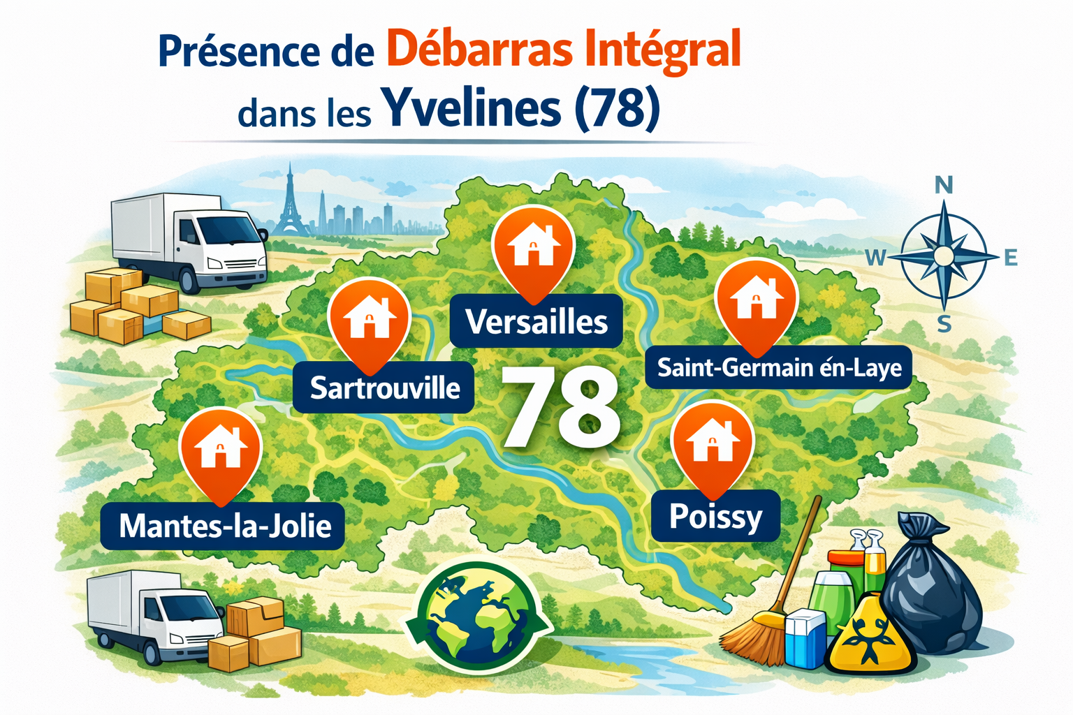 Débarras intégral dans les Yvelines